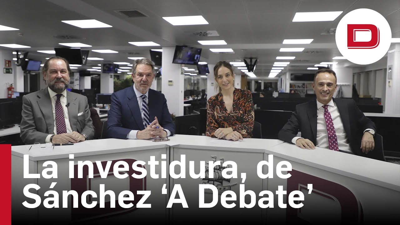 La primera jornada de la  investidura, 'A Debate' con Bieito Rubido, Luis Ventoso y Pérez-Maura