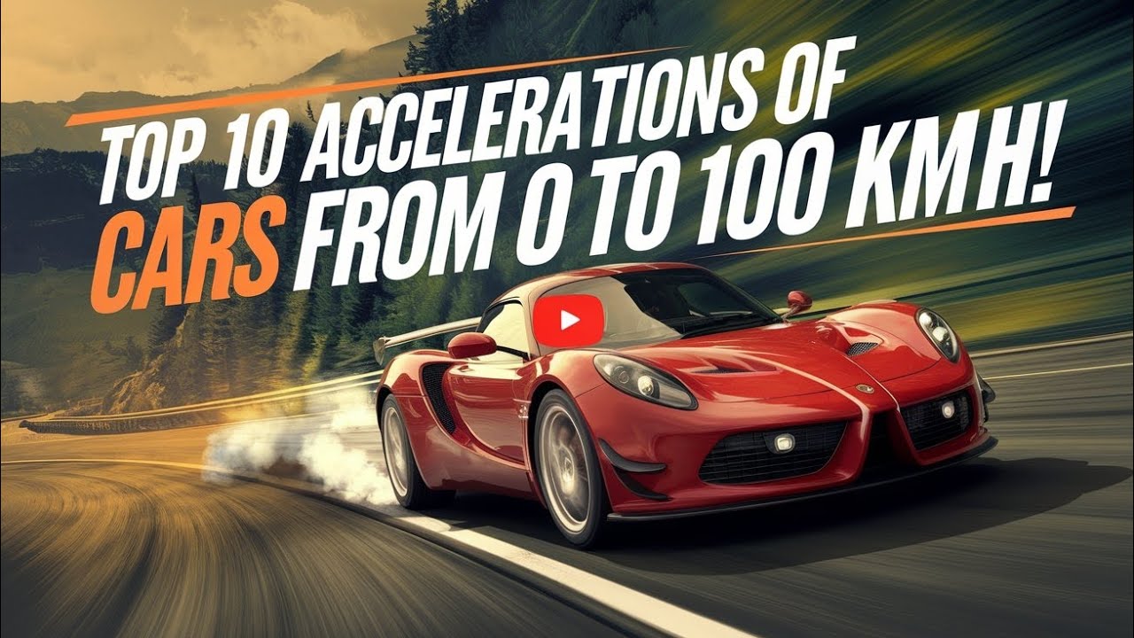Top 10 delle accelerazioni delle auto da 0 a 100 km/h!