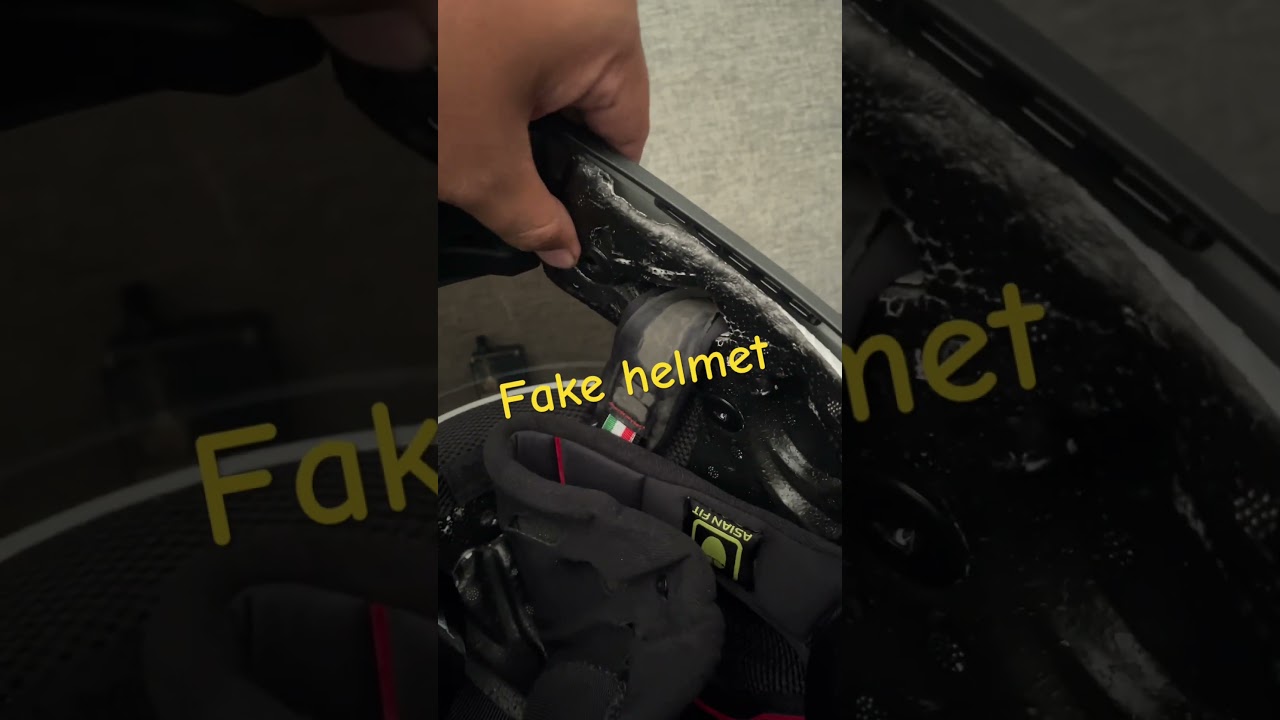 I got a fake agv K1 helmet on online store 