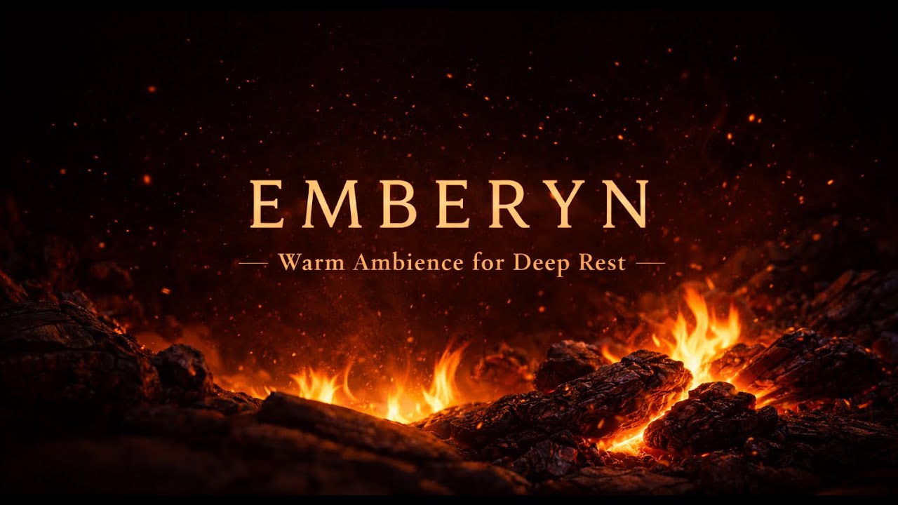 Fireplace Sounds for Deep Sleep 🔥 Cozy Indoor Fire Ambience for Relaxation & Stress Relief
