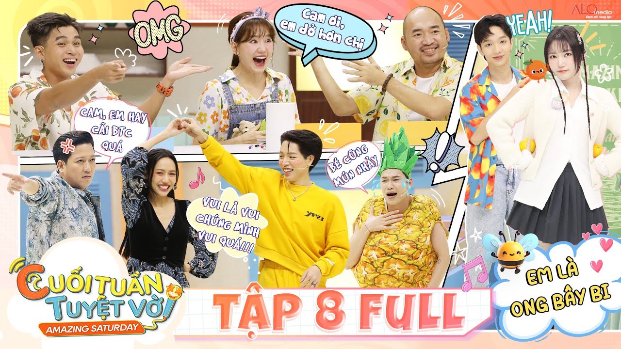 Cuối Tuần Tuyệt Vời | Tập 8: Ong Bây Bi Orange sang chấn tâm lý khi hơn thua với Hari, Trường Giang