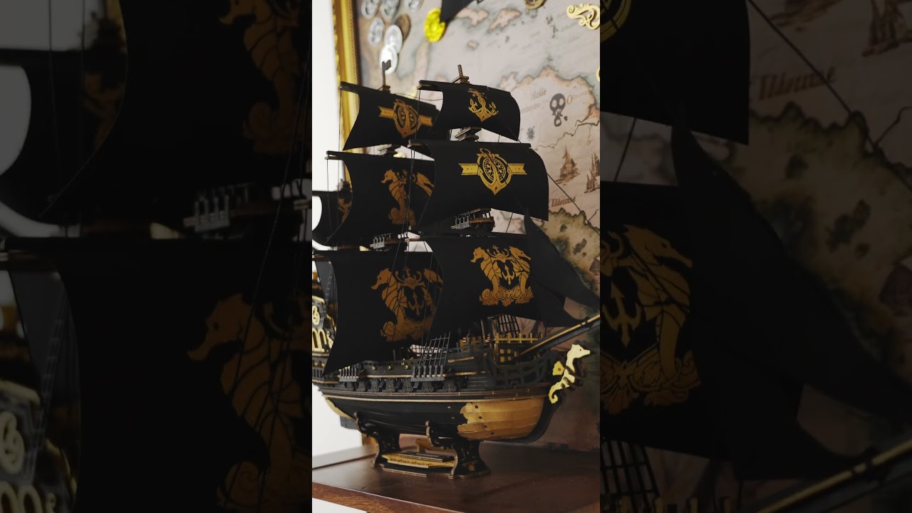 ⚓️Ahoy! We built the Seahorse Barque and displayed it with pride. Ready to set sail?🏴&zwj;☠️