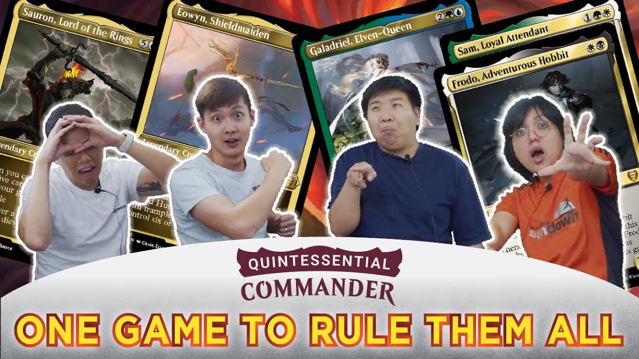 LORD OF THE RINGS PRECON BATTLE | MTG EDH Gameplay video