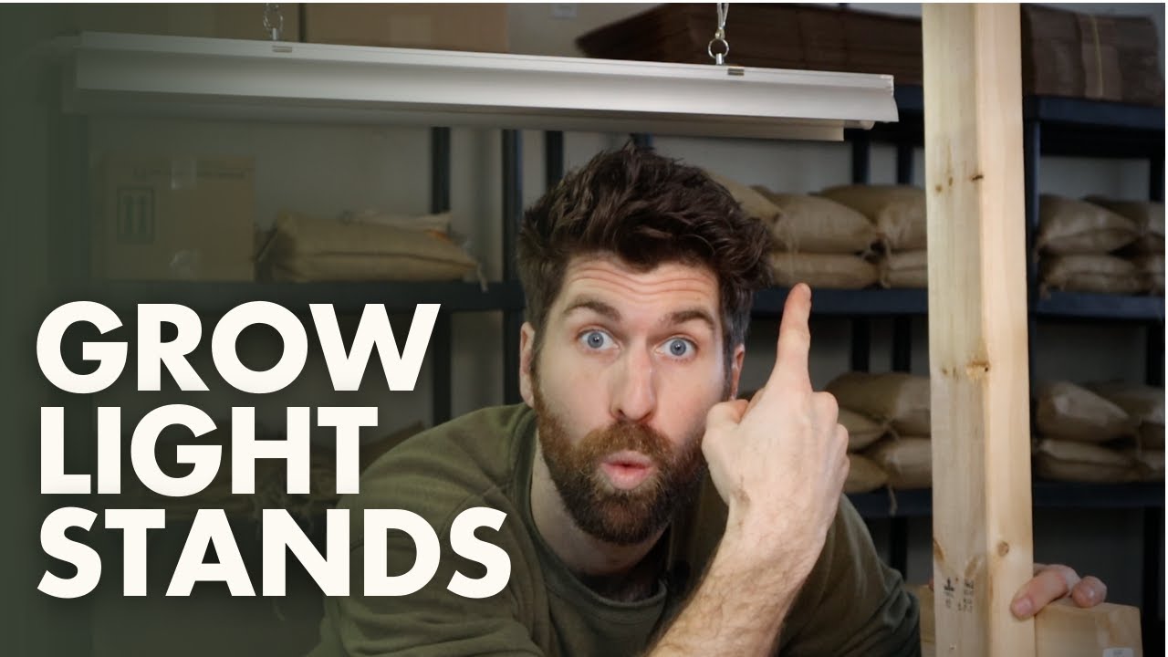 4 Easy DIY LED Grow Light Stands