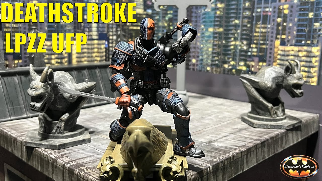 LPZZ UFP Deathstroke Arkham Knight Origins Batman Action Figure Review & Comparison