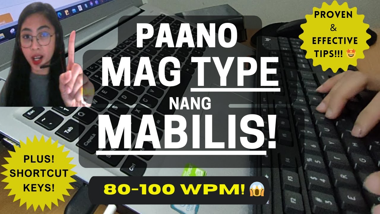 Paano Mag Type nang Mabilis 80-100WPM! 😱 Proven & Effective Tips!