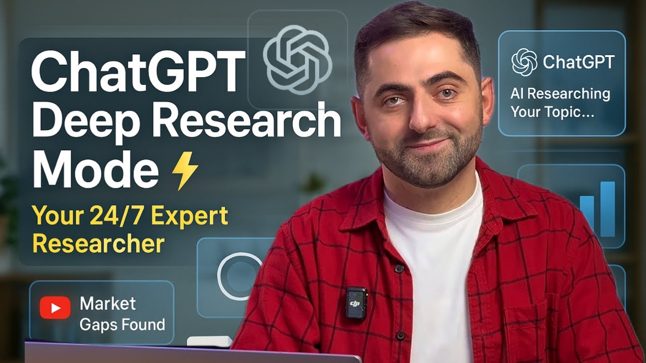 ChatGPT Deep Research Explained &mdash; My 5-Step System That Saves Hours ✅