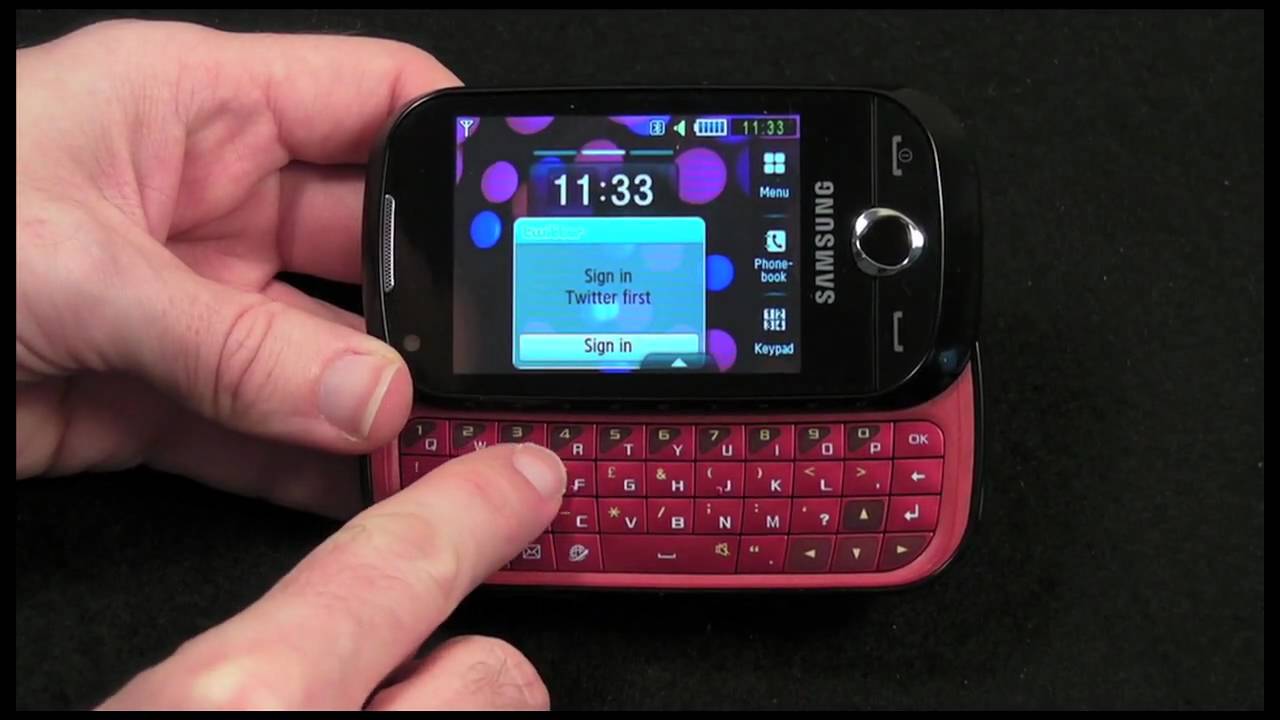Samsung Genio Slide Mobile Phone Review