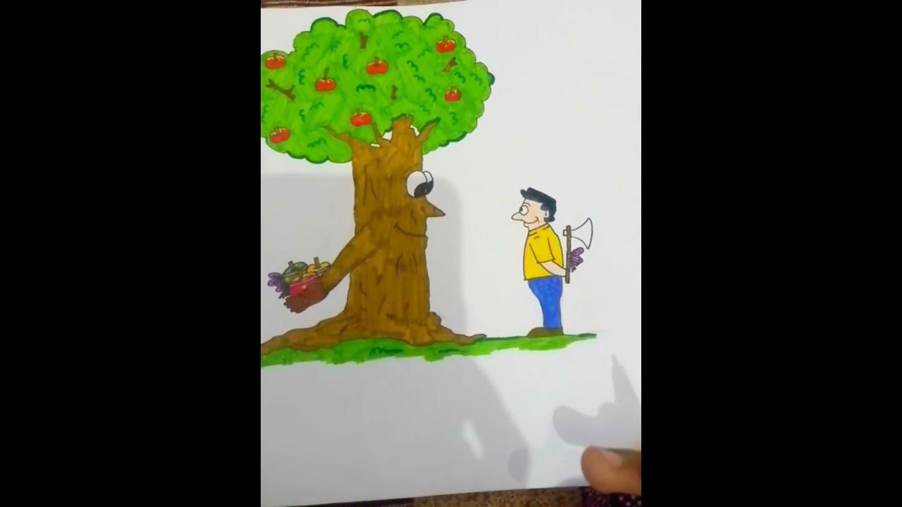 Stop  Cut me down  don't cutting trees 