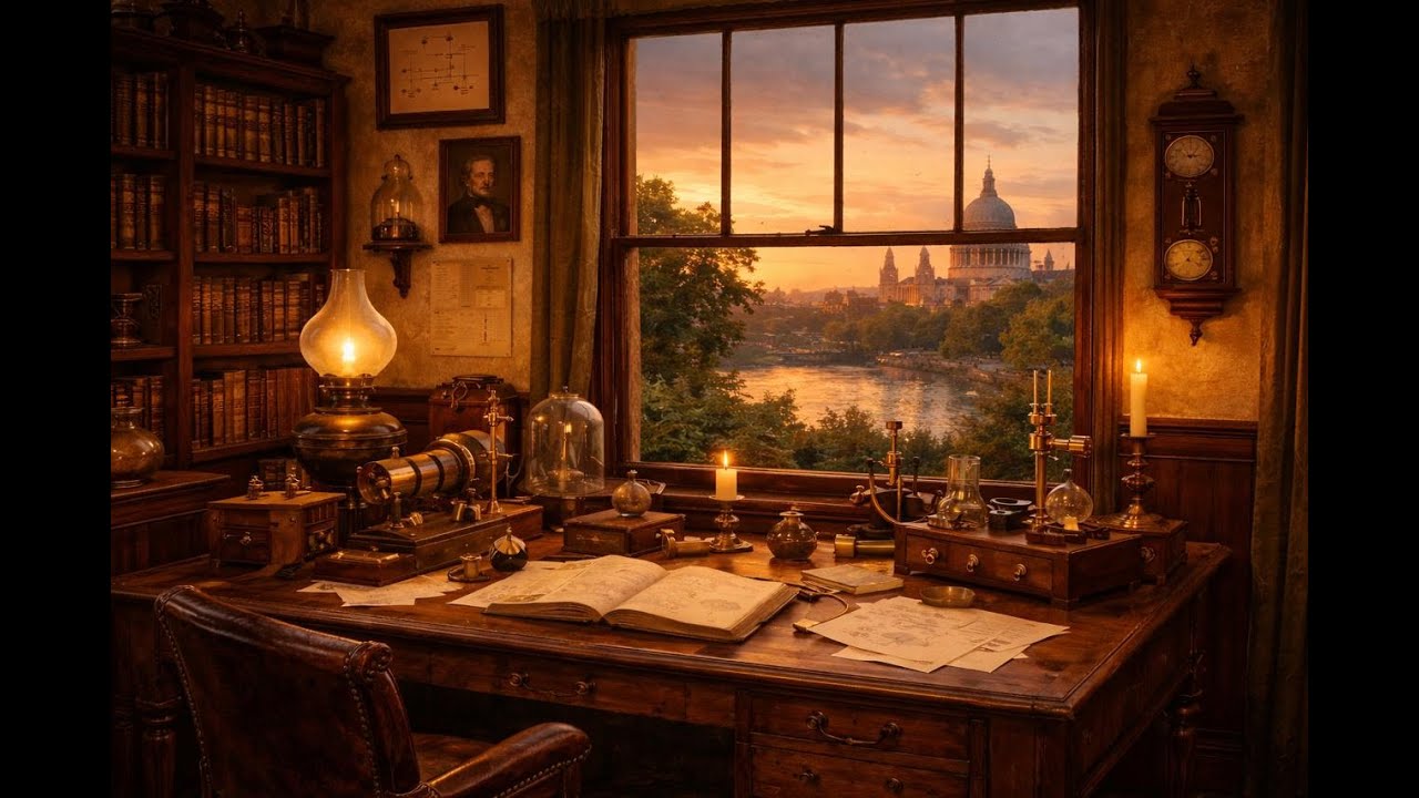 Michael Faraday Laboratory ⚡Candlelight, Vintage Science & Deep Focus