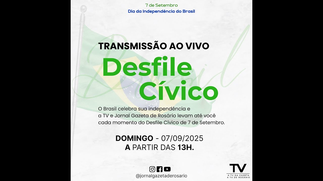 Desfile Cívico Militar em Rosário do Sul