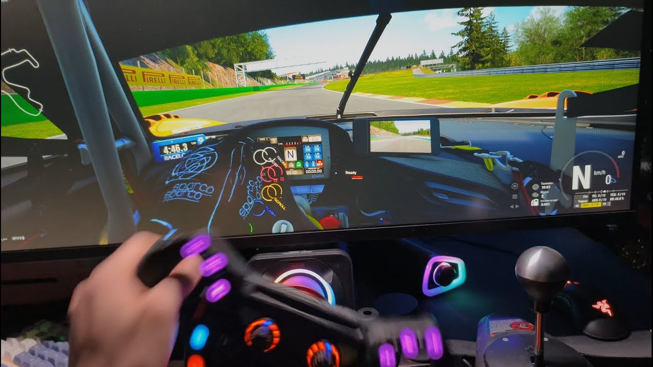 Wheel response time test in the best gaming simulators - ACC/LMU/ACE