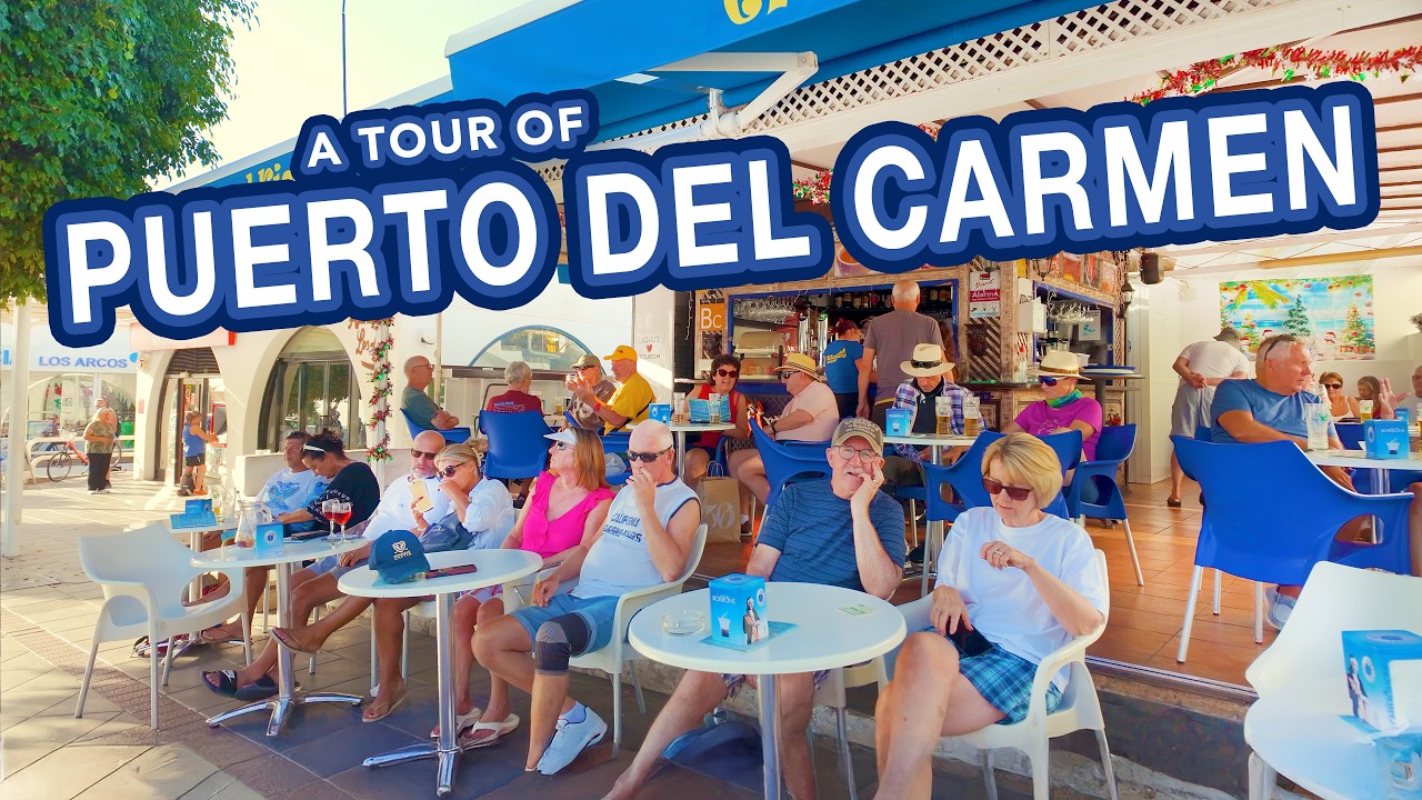 PUERTO DEL CARMEN Lanazrote - Full Tour of the strip