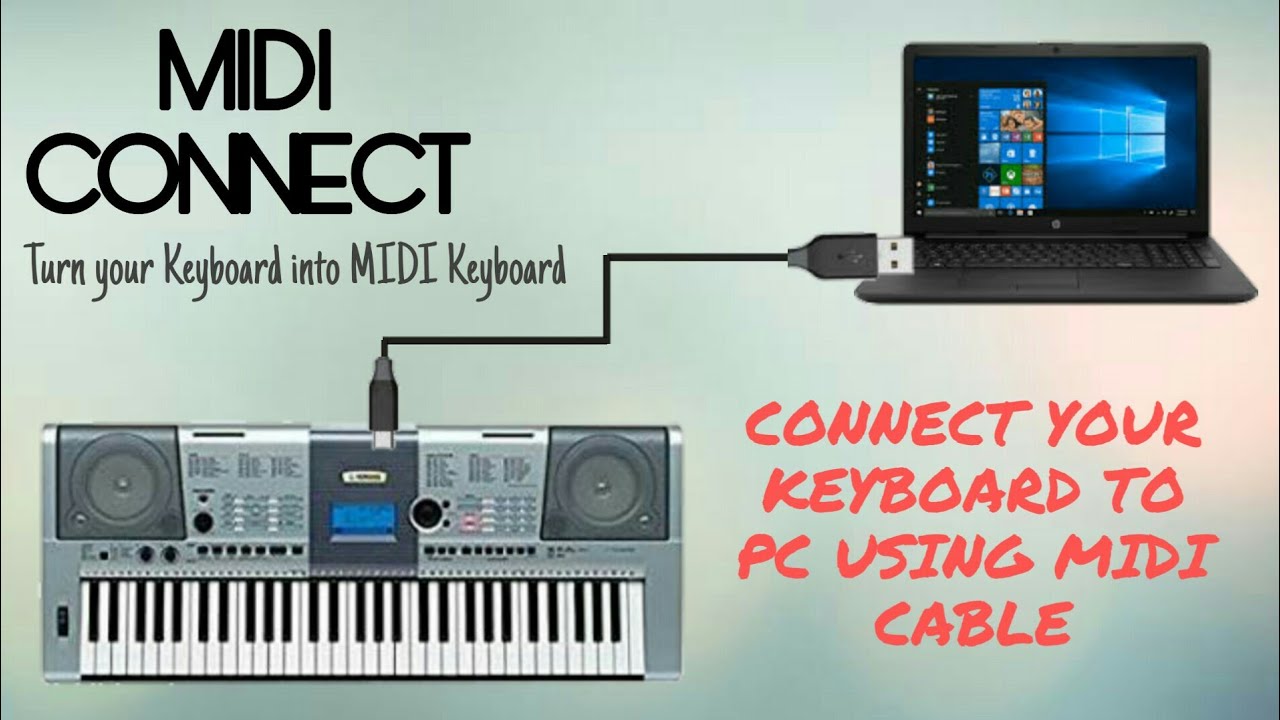 Подключение клавиатуры к ПК через MIDI | Запишите лучшую музыку
