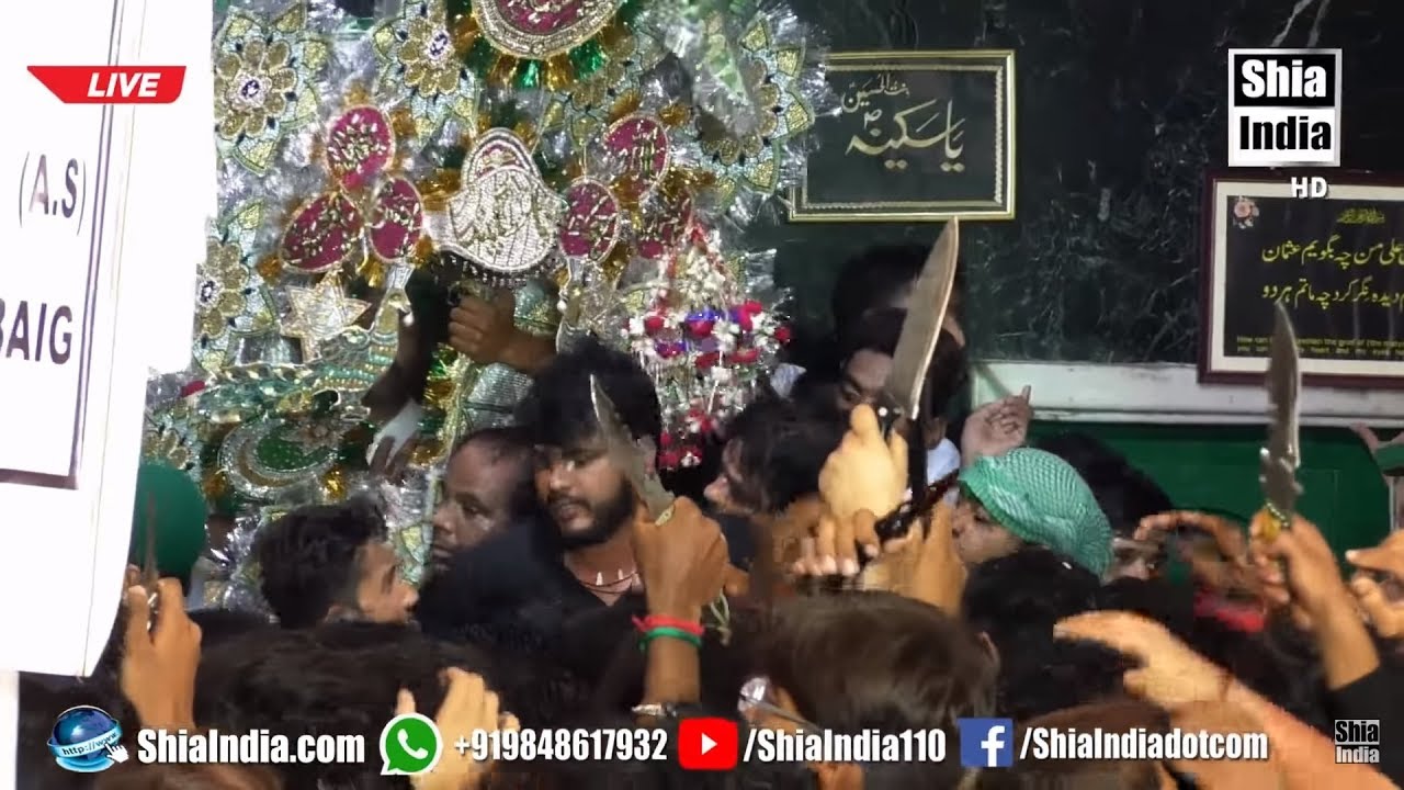 ᴴᴰ 1st Safar Sawari-e-Alam-e-Mubarak & Maqsoos Matam From Qila Golconda 1441-2019