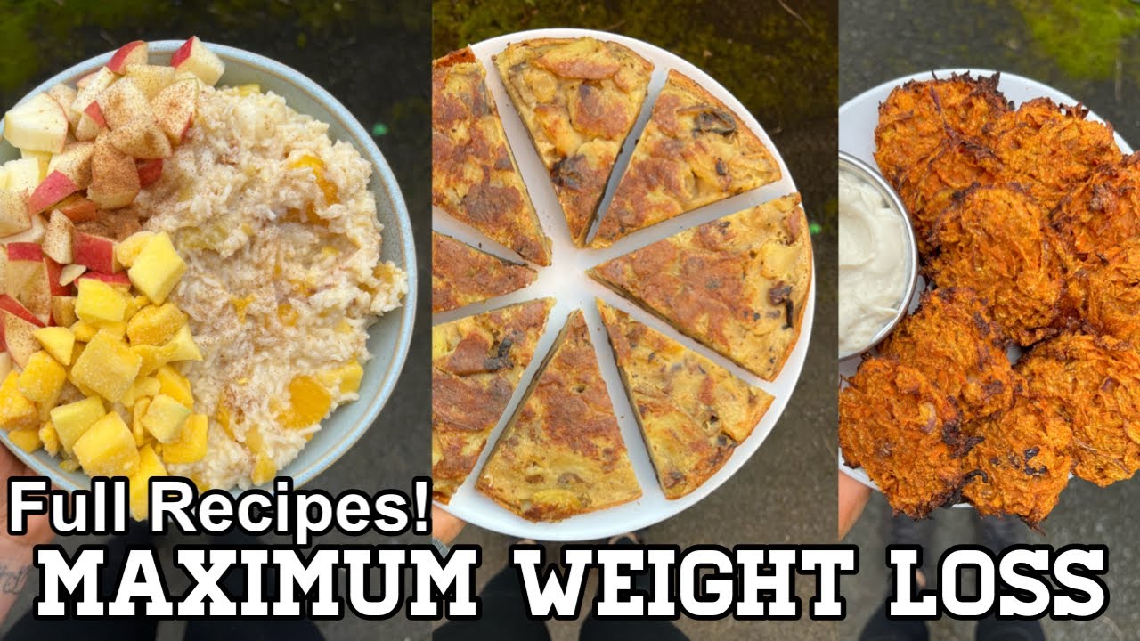 Full Day of Eating / Starch Solution Recipes / Mango Sticky Rice & Spanish Omelette