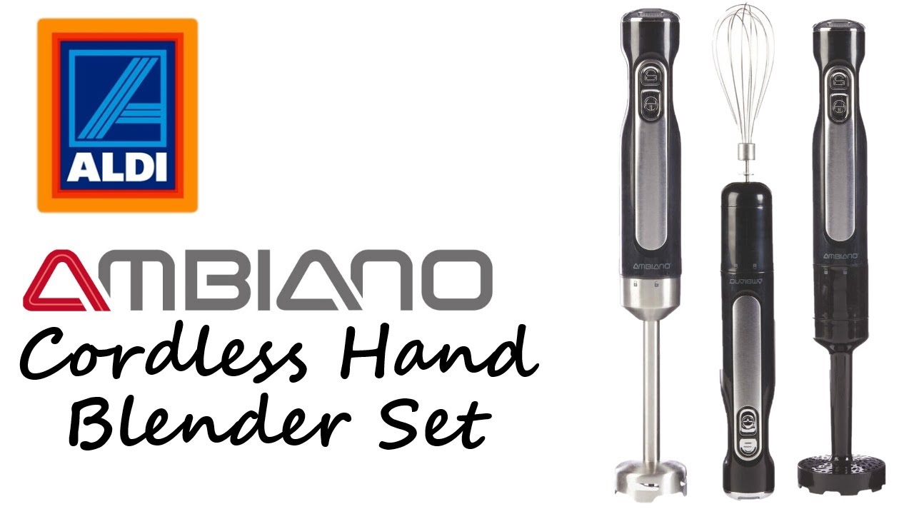 Aldi Cordless Hand Blender Set - We're powerless without it!