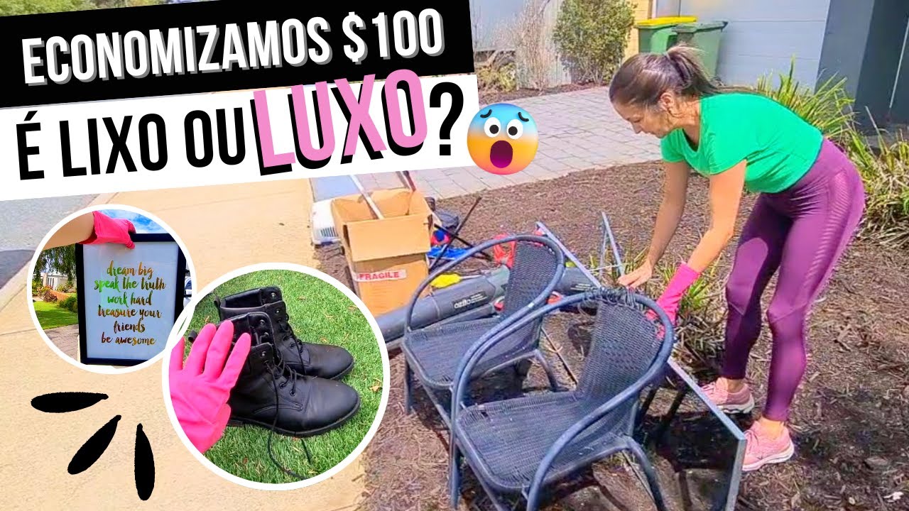 LIXO NA AUSTRÁLIA - VOCÊ PEGARIA TUDO ISSO DA RUA? Ep 37
