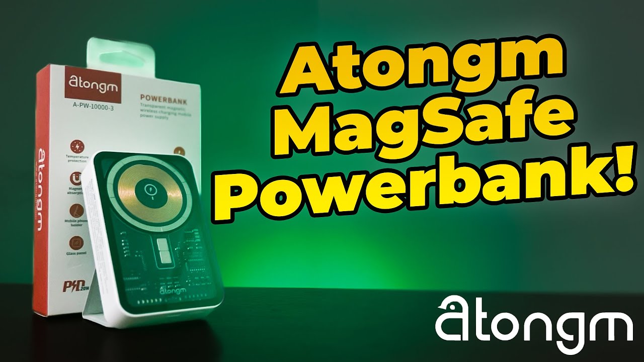 Atongm MagSafe Powerbank İnceleme! - MagSafe Powerbank!