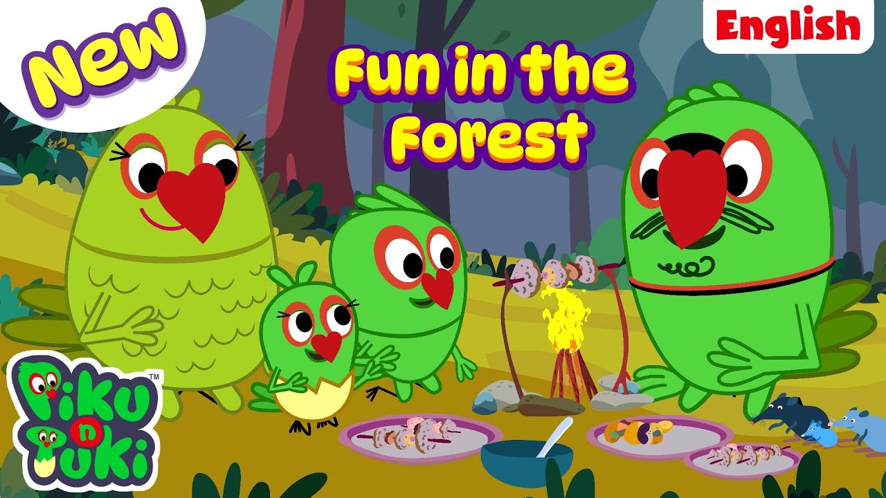 Camping Capers | Fun In The Forest | Animated Stories | English Cartoon | Moral Stories |Piku N Tuki