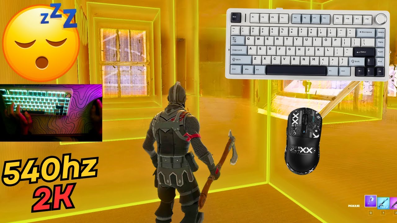 AULA F75 ASMR😴Box Fight Gameplay📦540 FPS Smooth 2K🏆(Rare Black Knight Skin)