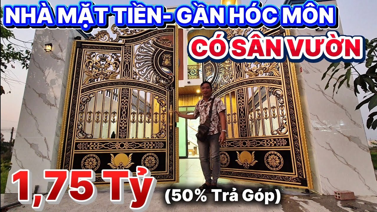 NHÀ TO – ĐẤT RỘNG 5x35m 🔥 Vị trí VÀNG, Mặt tiền 1 sẹc TL824 – Sát Hóc Môn | Giá BẤT NGỜ