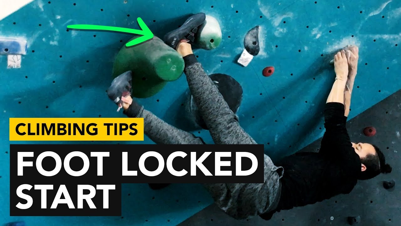 Rock Climbing Tips: Foot Locked start with a dead point finish crux