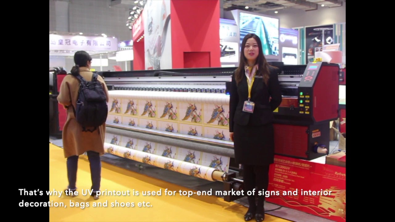 UV roll to roll Printer for stretch ceiling film