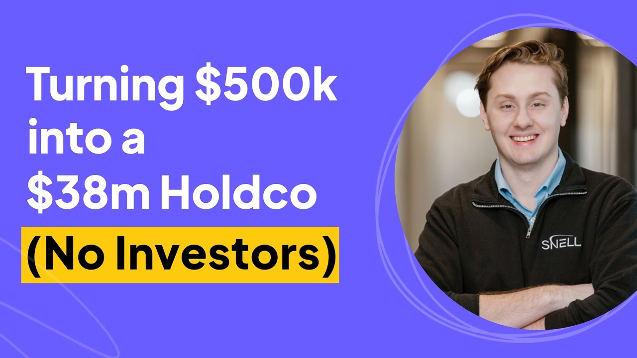 How to Turn $500k into a $38m Holdco (No Investors) | Garrison Snell Interview