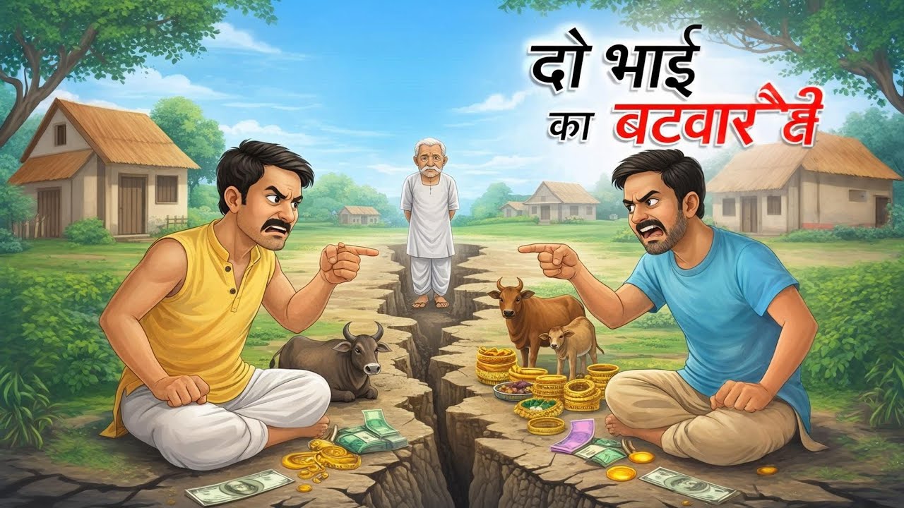 😨दो भाई का बटवारा l😨l DO BHAI KAA BATWARAll,,😨#youtube #viralvideo #cartoon video