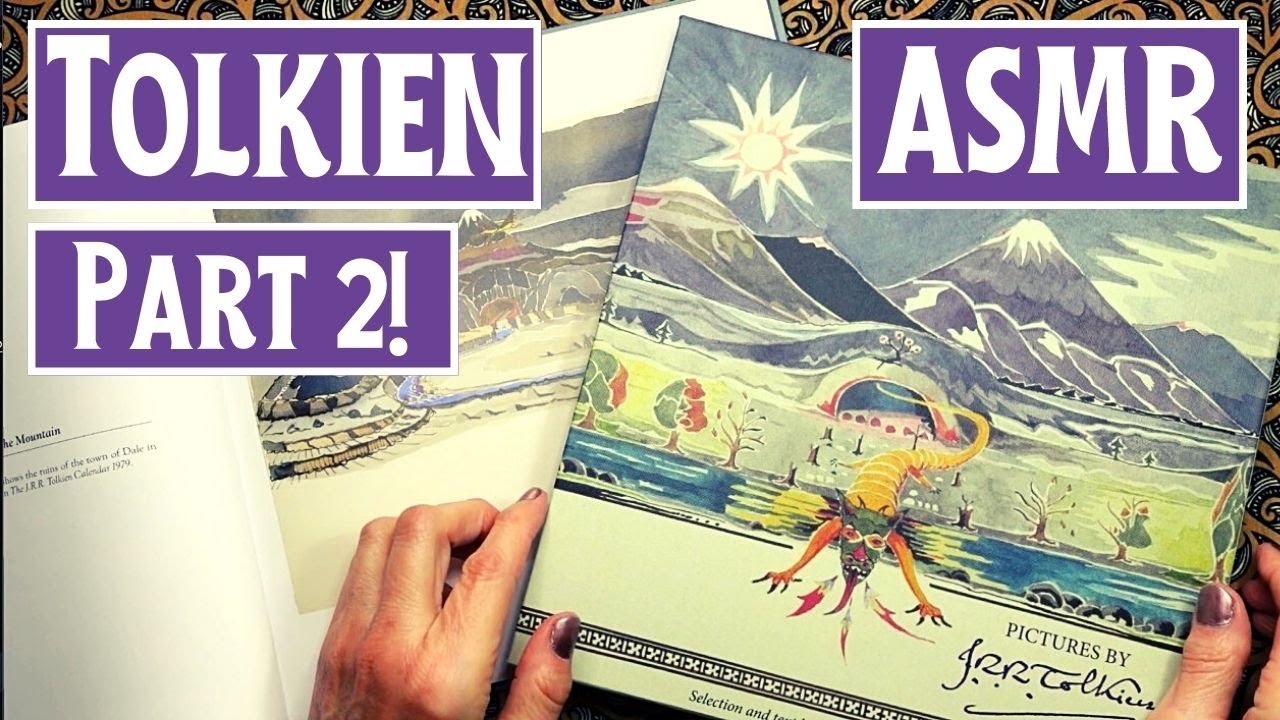 ASMR | More Tolkien Pictures! Gorgeously Illustrated Book Whispered Browse, Describe, Show & Tell!