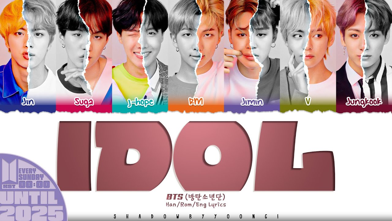BTS (방탄소년단) 'IDOL' Lyrics [Color Coded Han_Rom_Eng] | UNTIL 2025 #55