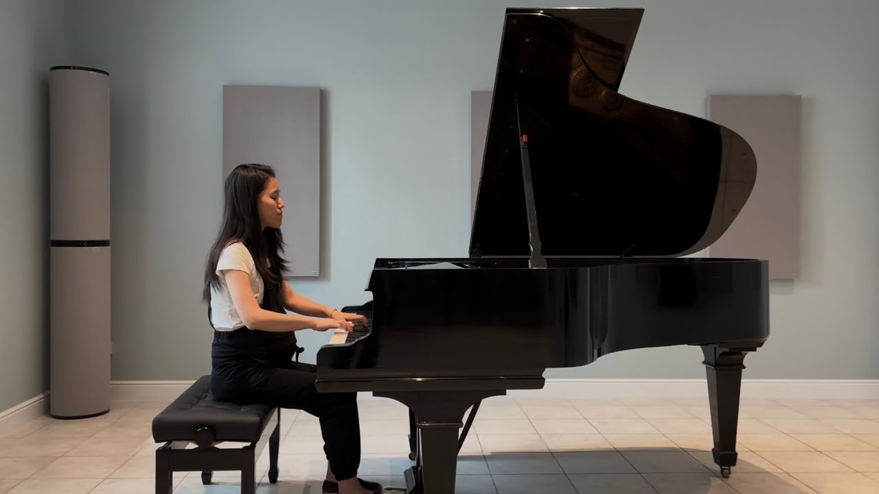 Nocturne Op9 N2 (Chopin) - recorded in my 9th month pregnancy with a Steinway piano from 1906