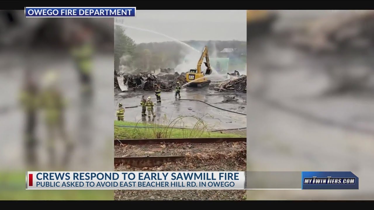 Local sawmill suffers severe damage in early morning fire