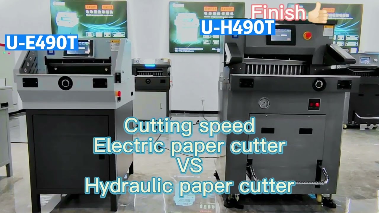 Electric Paper Cutter VS Hydraulic Paper Cutting Machine