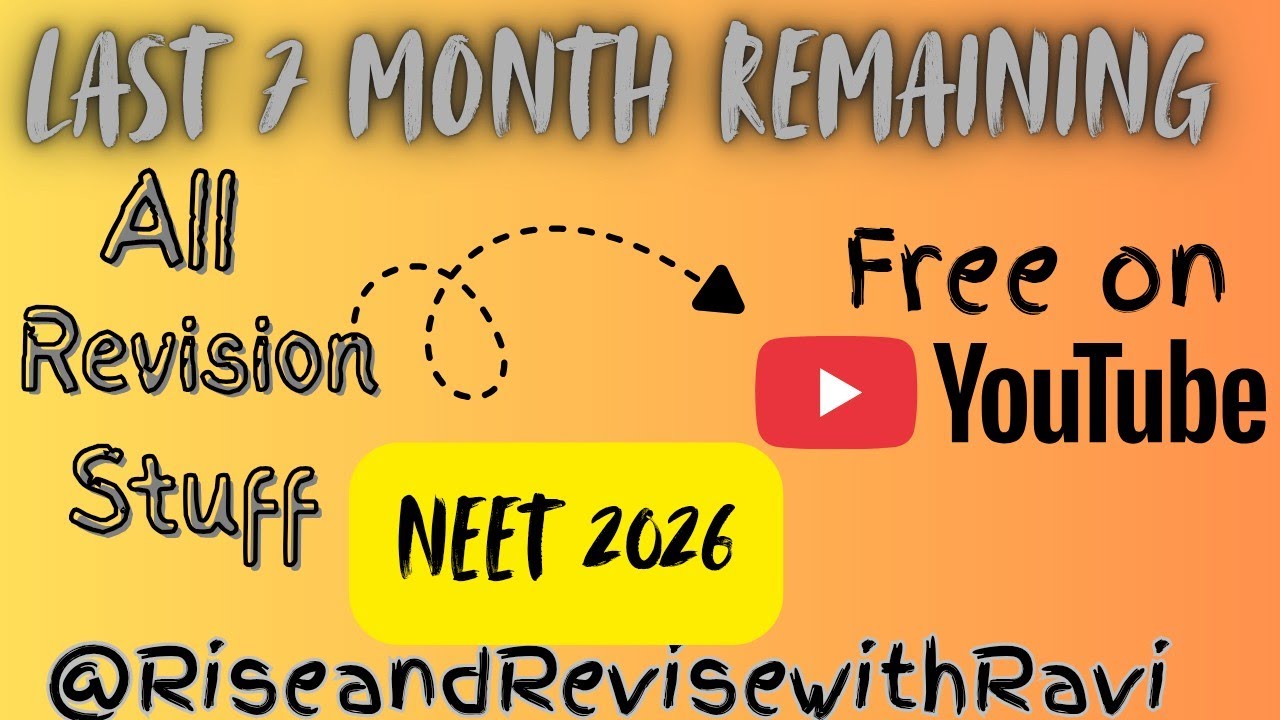  All Revision stuff playlist updated|| NEET 2026|| @RiseandRevisewithRavi #neetrevisionseries 