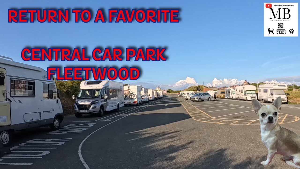 BLACKPOOL BEACH CHEAP MOTORHOME PARK UP??  #trending #viralvideo #mustwatch #camping #fun