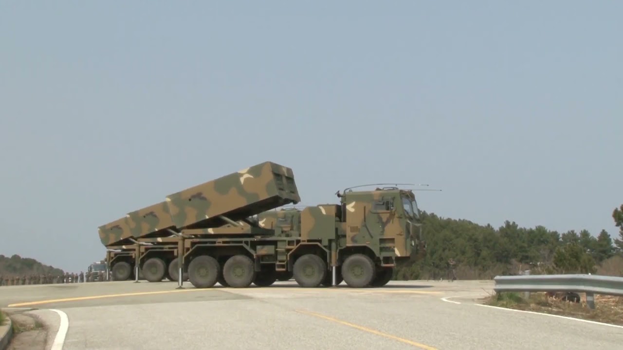 K239 Chunmoo Rocket Artillery Live Fire Exercise