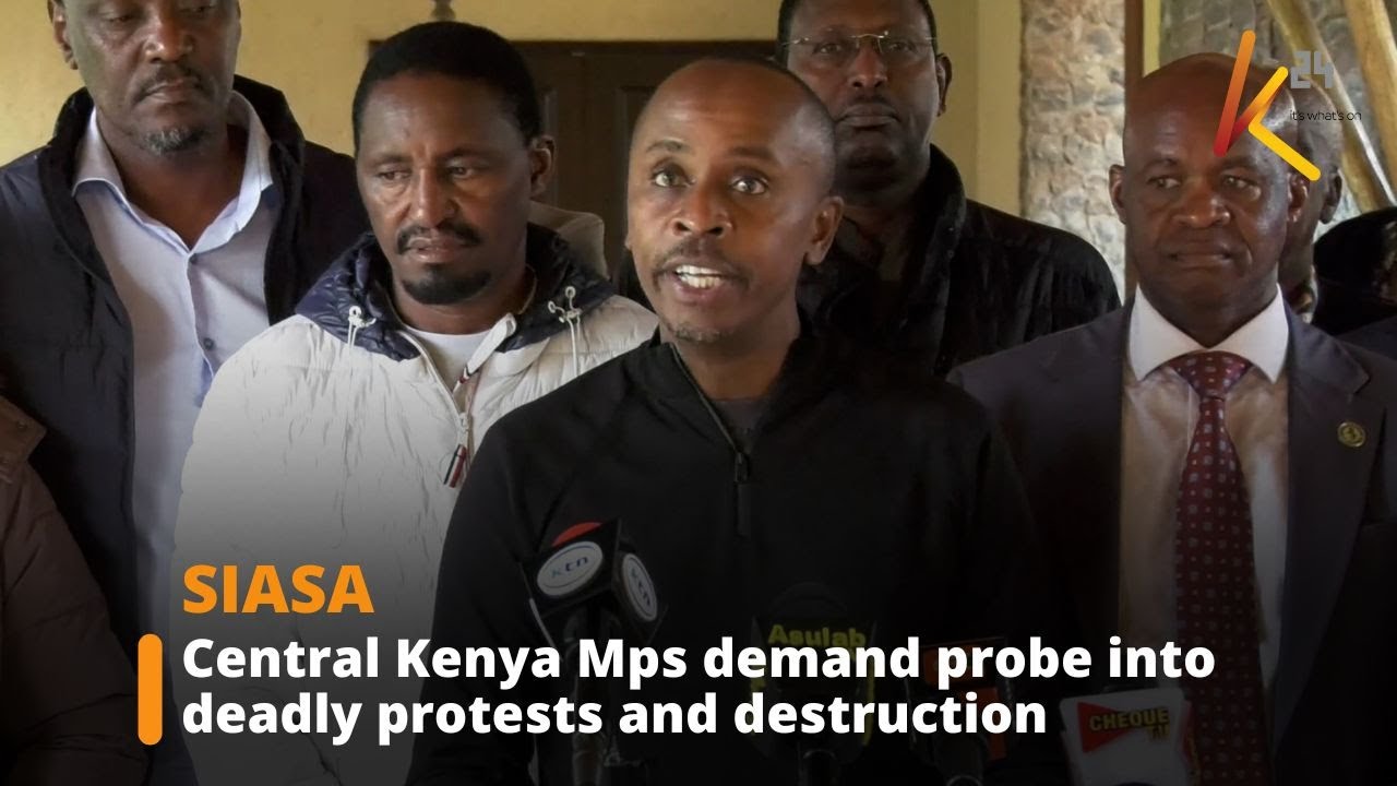 Central Kenya Mps demand probe into deadly protests and destruction