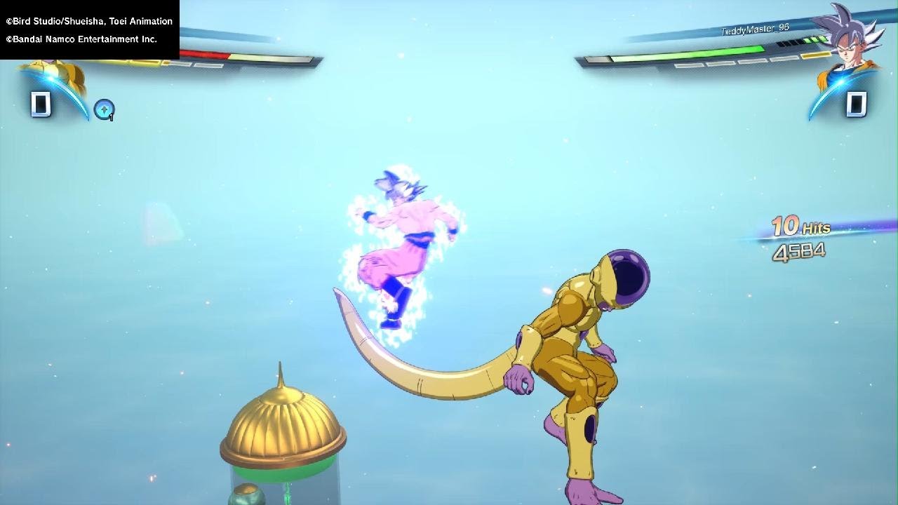 Frieza makes MUI Goku tap out!!