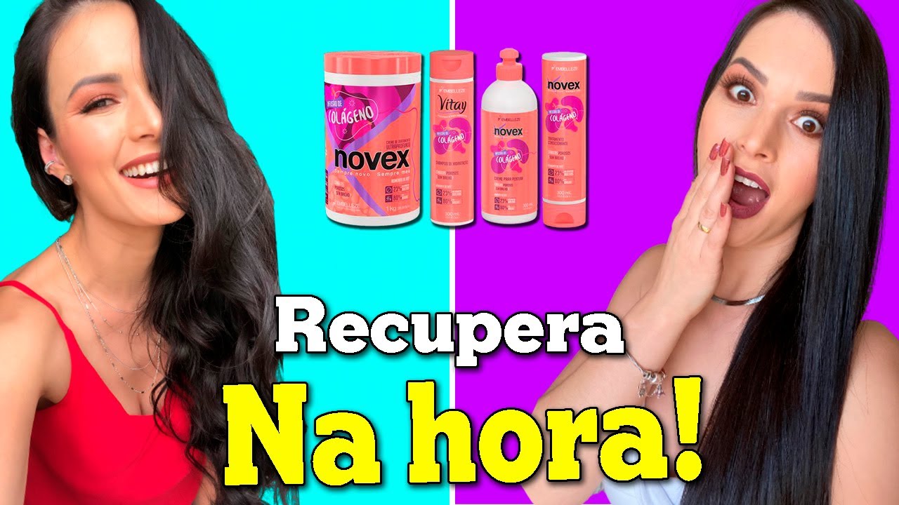 CABELO DANIFICADO, QUEBRADIÇO, POROSO E SEM BRILHO? INFUSÃO DE COLÁGENO JÁ! por Julia Doorman