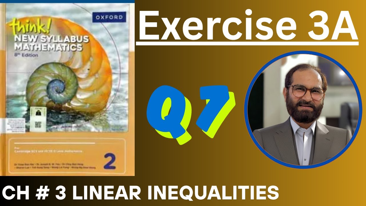 Exercise 3A Question 7 Oxford Think New Syllabus 8th Edition Math D2 Solutions