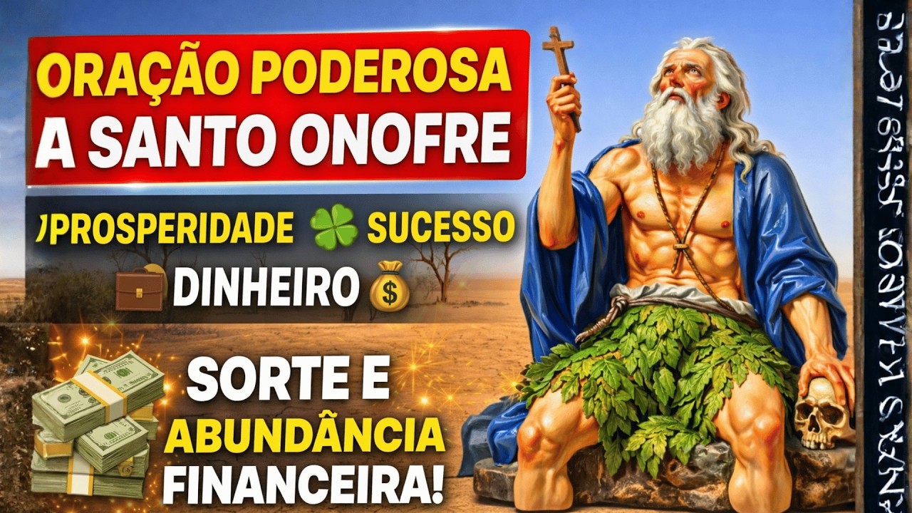 ORAÇÃO PODEROSÍSSIMA A SANTO ONOFRE PARA, SUCESSO, SORTE E QUITAÇÃO DE DÍVIDAS E NOVAS OPORTUNIDADES