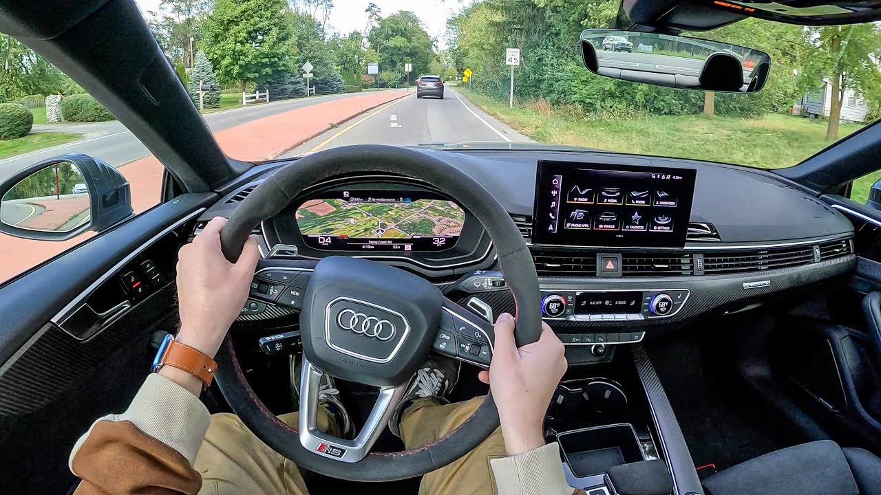 2023 Audi RS5 Coupe Competition - POV Test Drive (Binaural Audio)
