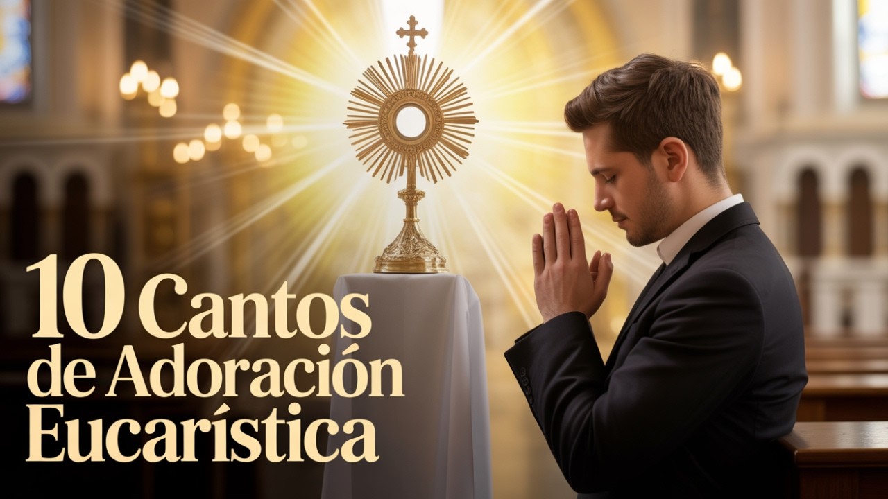 🔥 Los 10 Cantos Más Hermosos de Adoración Eucarística | Intimidad con Jesús Vivo en el Altar 🙏✨