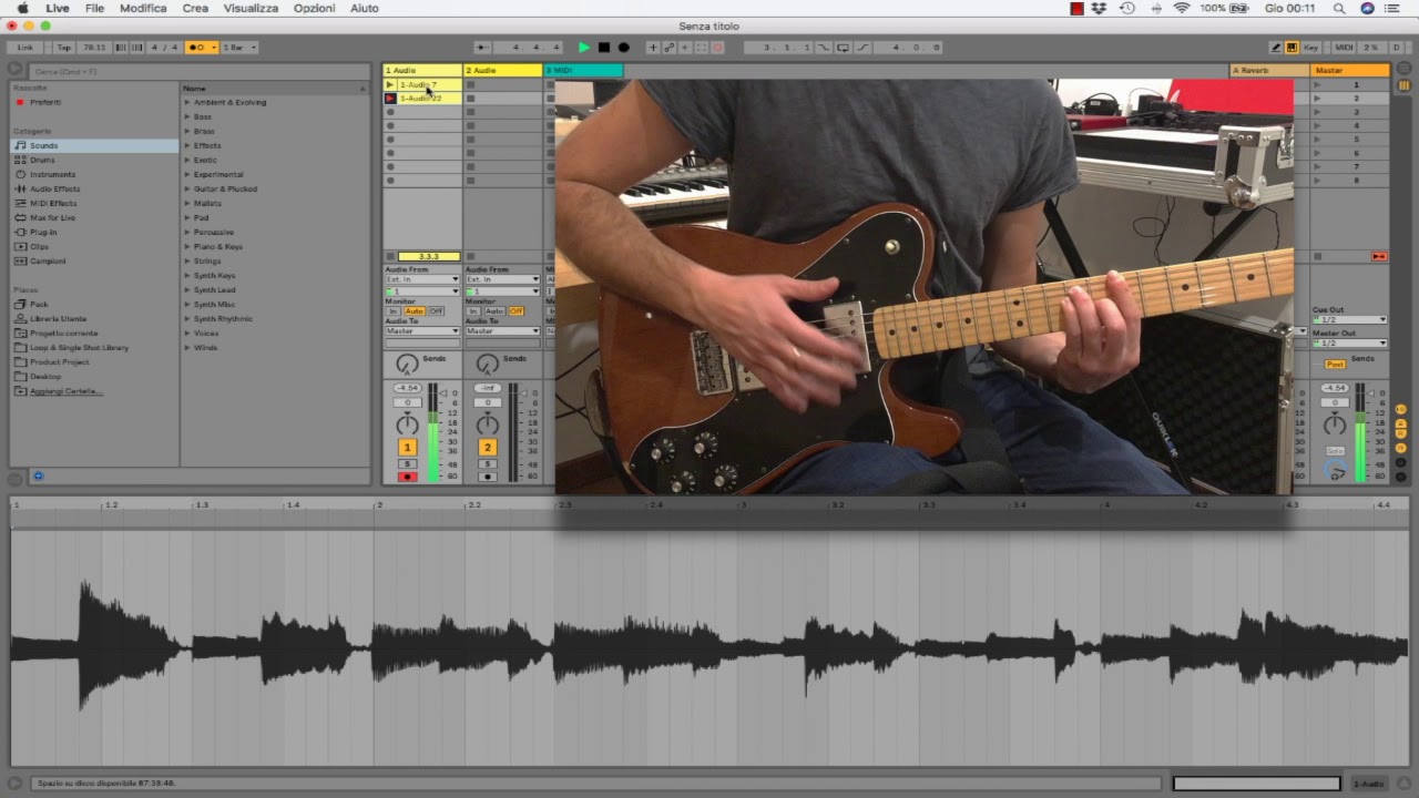 Ableton Live 10 Tutorial ITA: Registrare una chitarra w/Andrea Messina