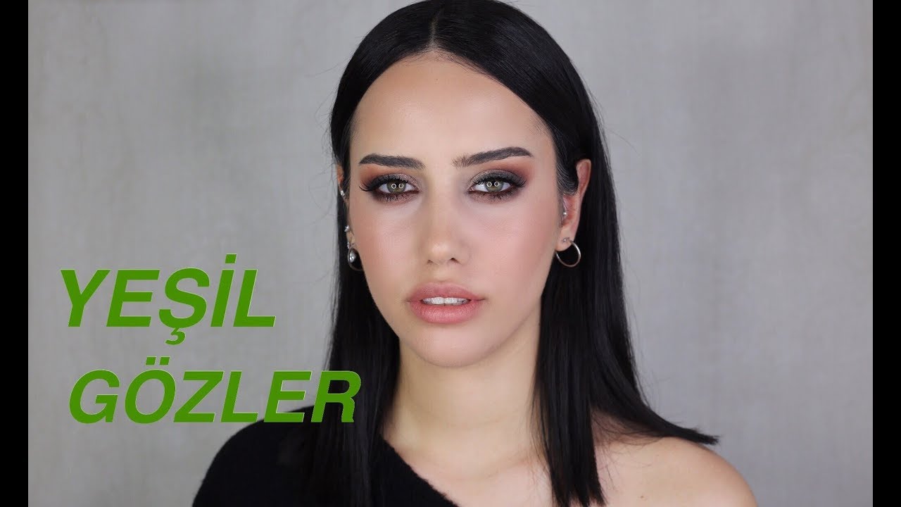YEŞİL GÖZLER İÇİN MAKYAJ | Hem Gündüz Makyajı Hem Gece Makyajı