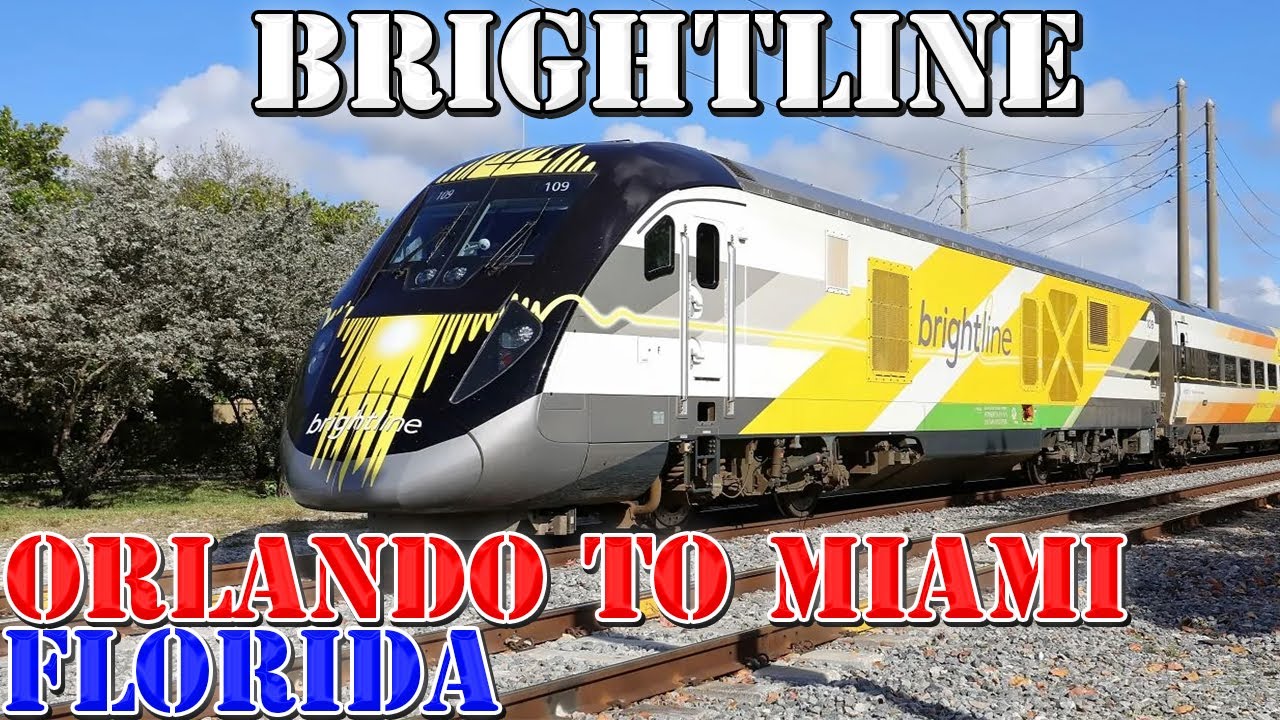 Brightline Train - Orlando to Miami - FULL Route - 4K Transit Ride