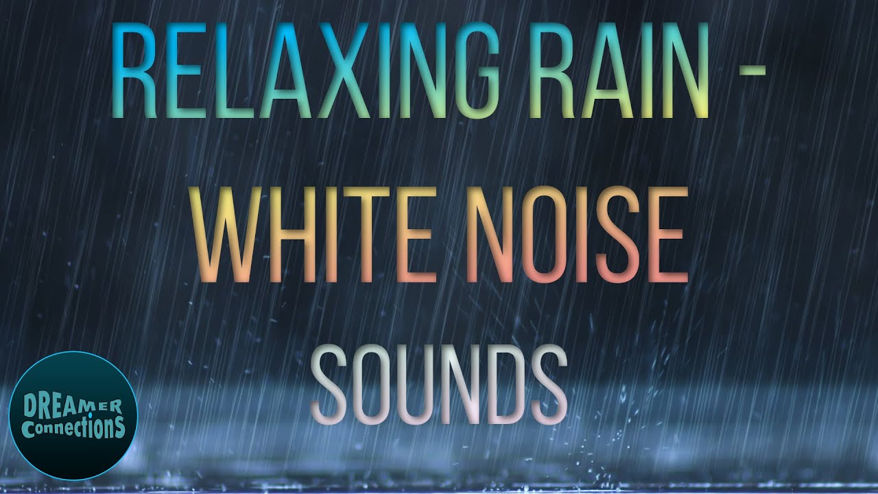 RELAXING RAIN / WHITE NOISE SOUNDS | In dark forest