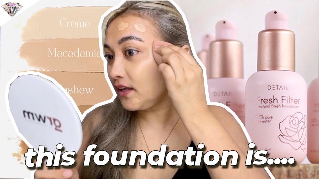 I WAS SHOCKED! | DETAIL COSMETICS FRESH FILTER FOUNDATION REVIEW | MAE LAYUG